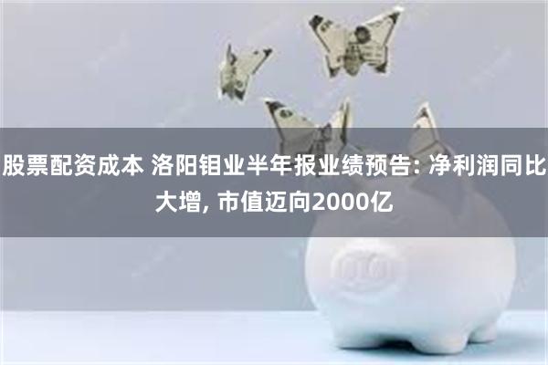 股票配资成本 洛阳钼业半年报业绩预告: 净利润同比大增, 市值迈向2000亿