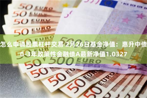 怎么申请股票杠杆交易 2月26日基金净值：惠升中债0-3年政策性金融债A最新净值1.0327