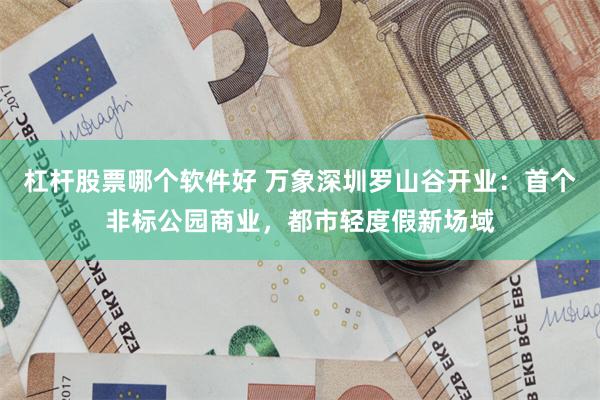 杠杆股票哪个软件好 万象深圳罗山谷开业：首个非标公园商业，都市轻度假新场域
